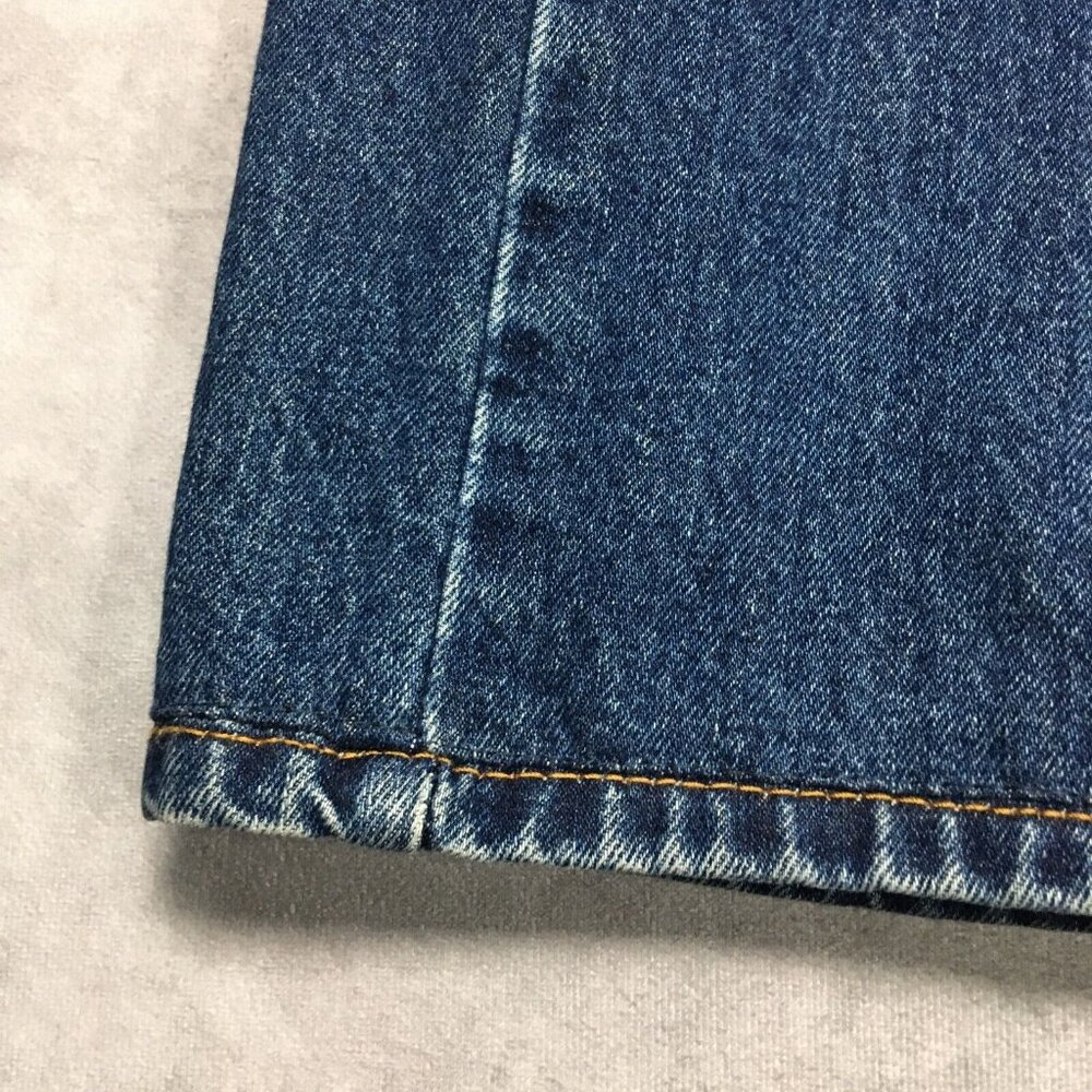 Levis Mens 505 Regular‎ Fit Blue Jeans size 38x28 Cotton Denim Pants Zipper Fly - Picture 13 of 16